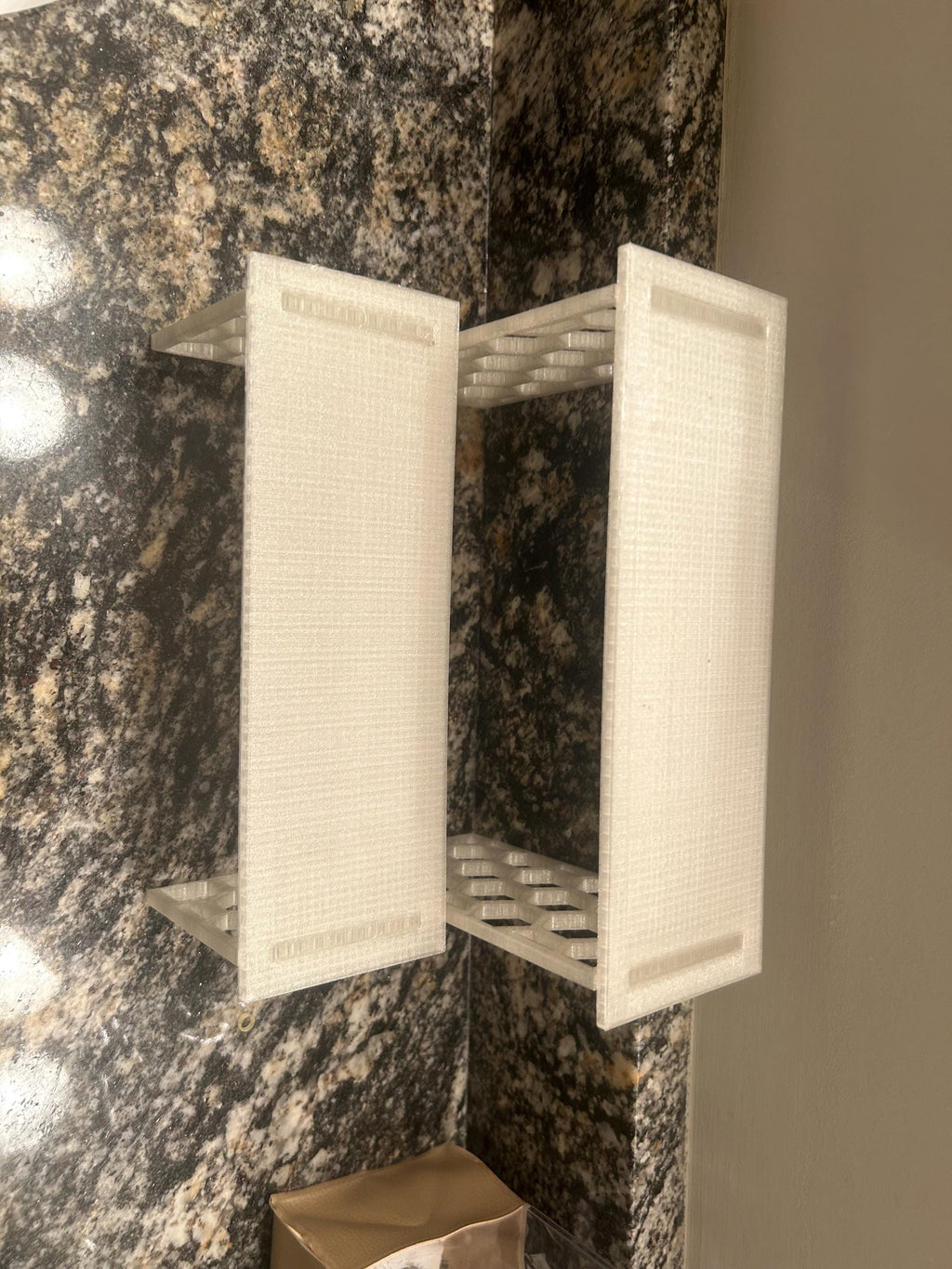 bathroom organizer                  cologne, perfume, hair products